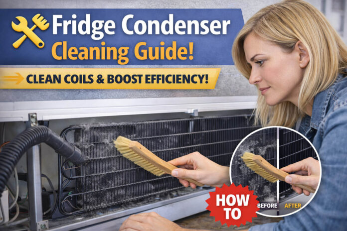 fridge condenser cleaning guide