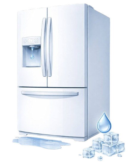 Refrigerator Water System and Ice Maker Troubleshooting Hub Illustration