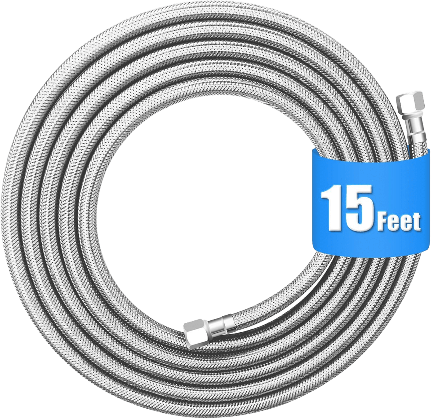Heavy-Duty Braided Steel Water Line