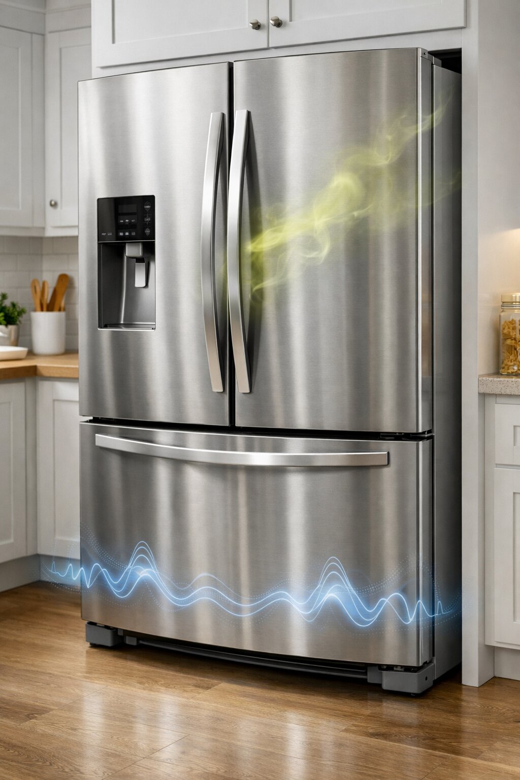 Diagnosing refrigerator weird noises and bad smells